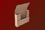 The One-Piece Folder (1P-F) is made from one piece of material and has a flat bottom with flaps that form the sides and ends.